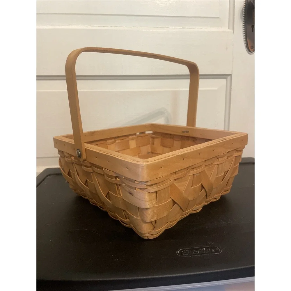 Woven Maple Wood Basket 10